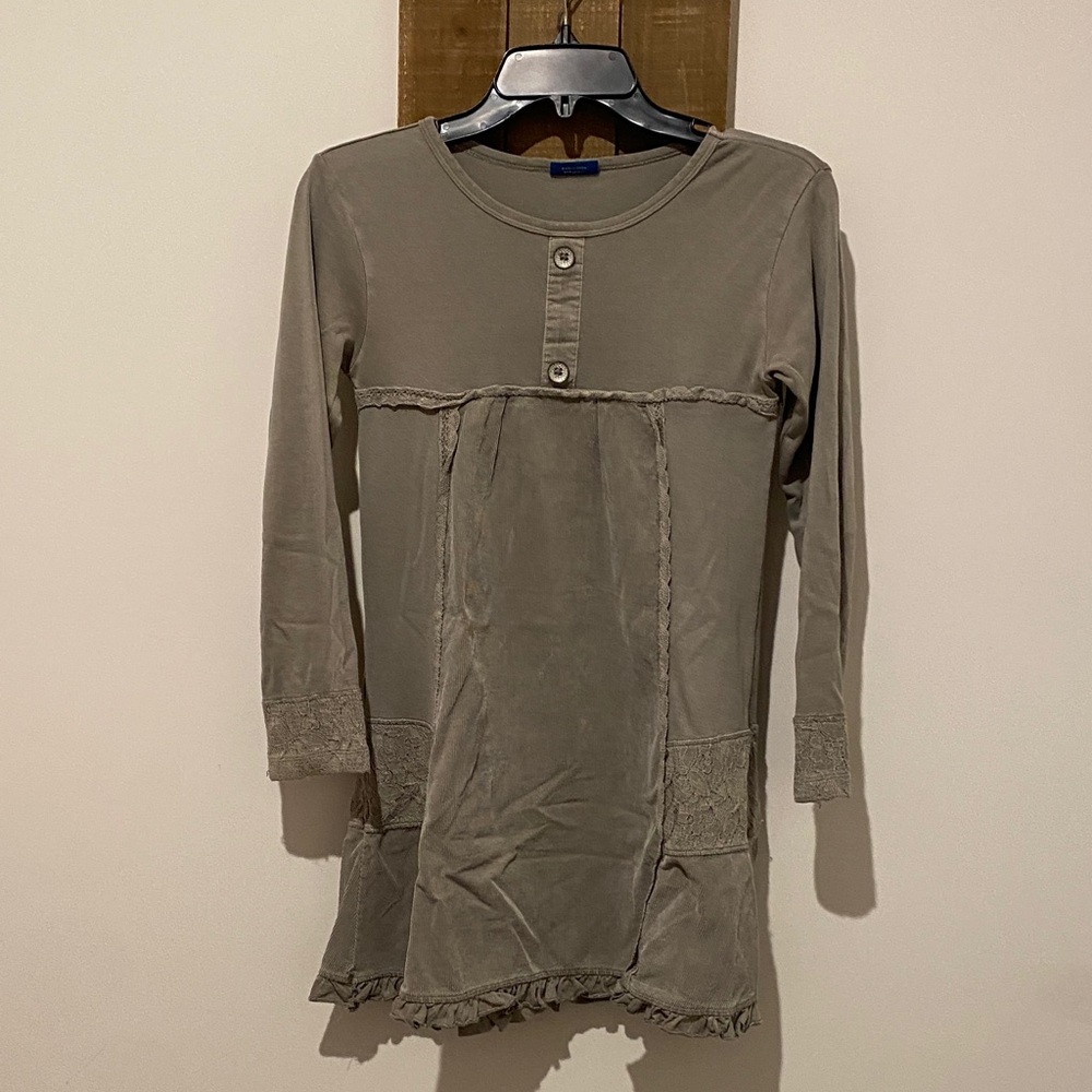 Naartjie Casual Kids Dress in Soft Taupe